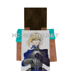 Artoria Pendragon Armor cape, outside and lining