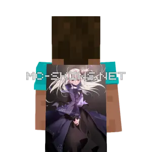 Artoria Pendragon Dress cape, outside and lining