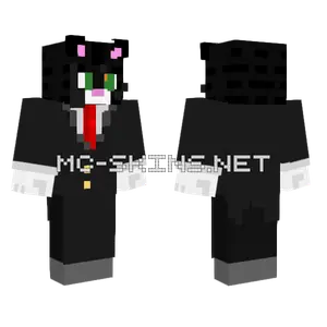 Arya In A Suit Minecraft skin