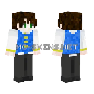 Asda4 Blue Uniform Minecraft skin