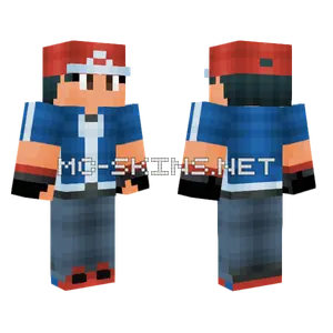 Ash Ketchum Minecraft skin
