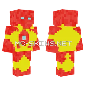 Asher S Iron Man Minecraft skin