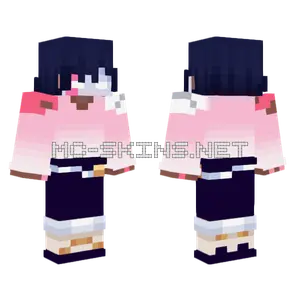 Asta Com Mascara Minecraft skin