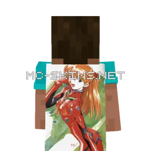 Asuka Langley cape, outside and lining