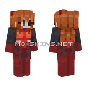 Asuka Shikinami Minecraft skin