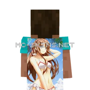 Asuna Bikini cape, outside and lining