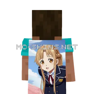 Asuna School Uniform cape, outside and lining