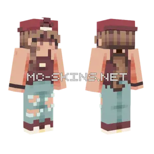 At The Ready Red Minecraft skin