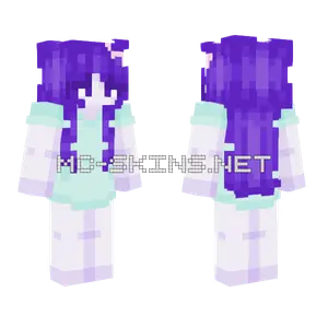 Aubrey Omori Spacey Hair Minecraft skin