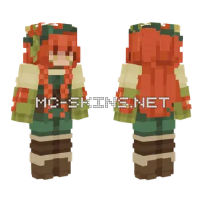 Auburn L Christmas Skin Minecraft skin