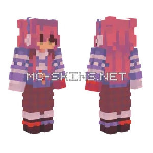 Aurora Borealis Mankind Minecraft skin
