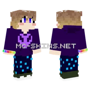 Aurora Updated Minecraft skin