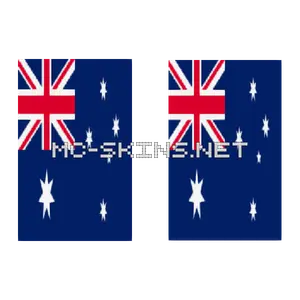 Australia Flag cape, outside and lining