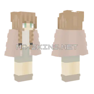 Autumn Breeze Cardigan Girl Minecraft skin