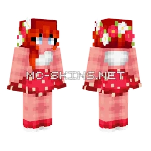 Autumn Mushroom Egirl Minecraft skin