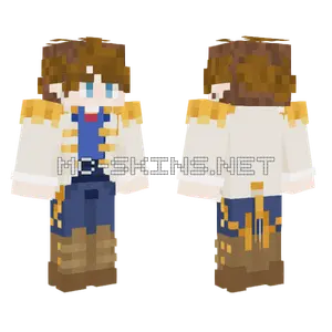 Avalor Blue Coat Minecraft skin