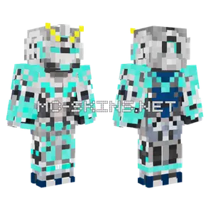 Awakened Unicorn Gundam Minecraft skin