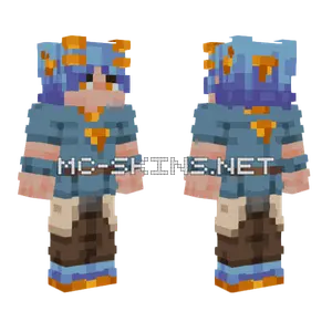 Awd Blue Outfit Minecraft skin