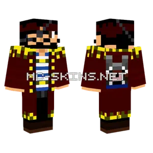 Aweka7 Pirat Minecraft skin