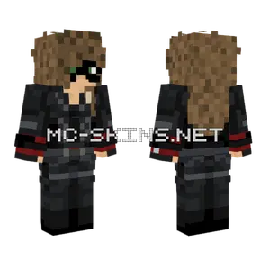 Awesomemilia Black Outfit Minecraft skin