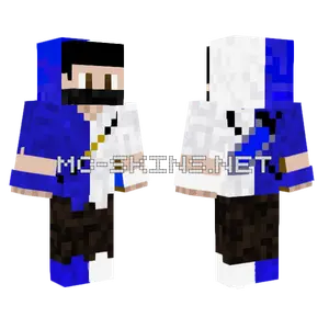 Axileryyy Blue Outfit Minecraft skin