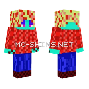 Axionek Red Blue Suit