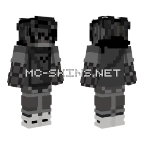 Axko Grey Main Minecraft skin