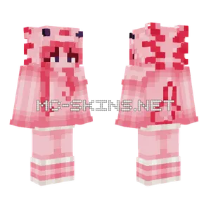 Axolotl Girl Pink