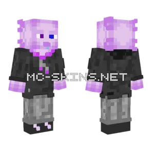 Axolotl Guy Minecraft skin