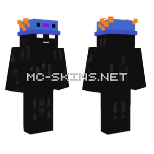 Axolotl Hat Guy Minecraft skin