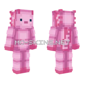 Axolotl Onesie Minecraft skin