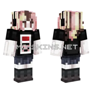 Axolotl Streaming Sona Lonnie Minecraft skin