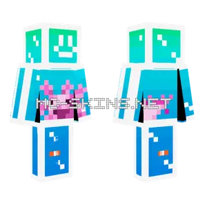 Axolotl Tank Minecraft skin
