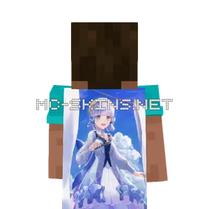 Ayaka Dress cape, outside and lining