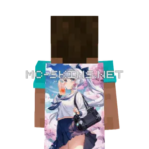 Ayaka School Uniform cape, outside and lining