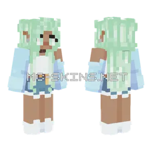Ayla Casual Outfit Minecraft skin
