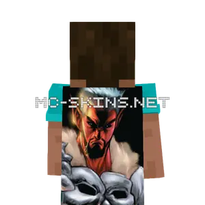 Azazel cape, outside and lining