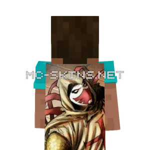 Azrael cape, outside and lining