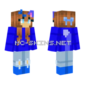 Azul Cat Day 21 Minecraft skin