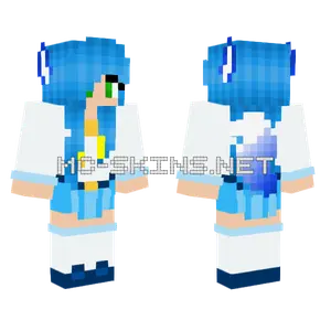 Azure S SM School Uniform Minecraft skin