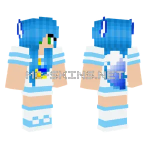 Azure S SM Sport Uniform Minecraft skin