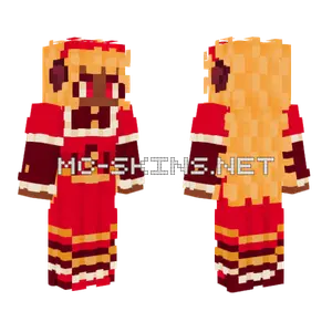 Baabette Firefighter Outfit Minecraft skin
