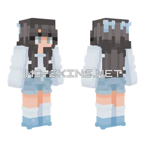 Baby Blue Minecraft skin