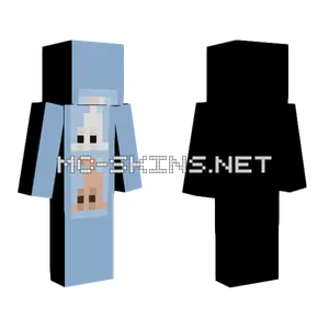 Baby Blue Outfit Minecraft skin