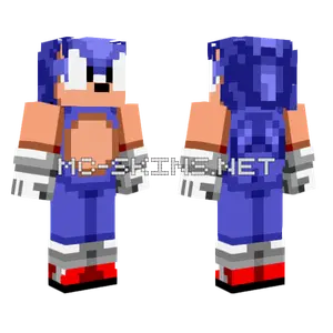 Baby Sonic Minecraft skin
