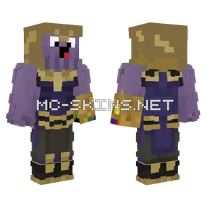 Baby Thanos Minecraft skin