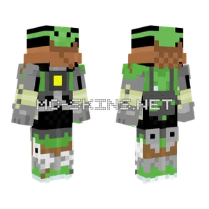 Baby Yoda Mech Minecraft skin