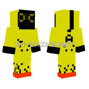Backroom Async Hazmat Minecraft skin