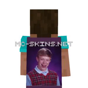 Bad Luck Brian cape, outside and lining