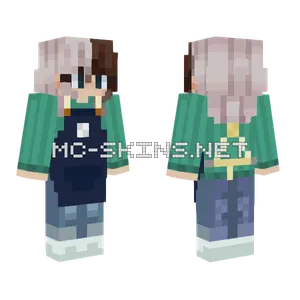 Bagi Con Delantal Minecraft skin